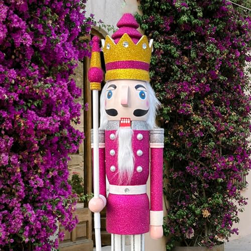 ECOM-CDL 120Cm 48" 4Feet Groß/Giant Lila Xmas Holzfiguren (K32-1) von ECOM-CDL