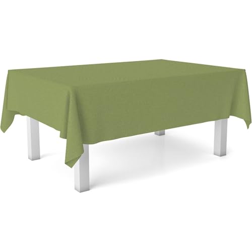 ECOMMERC3 Fleckabweisende Tischdecke für rechteckigen Tisch, Größe 100x140 cm | Schmutzabweisende Tischdecke, extra weich und wasserdicht, GRÜN ECOMMERC3 Fleckabweisende Tischdecke für rechteckigen Tisch, Größe 100x140 cm | Schmutzabweisende Tischdecke, extra weich und wasserdicht, GRÜN von ECOMMERC3