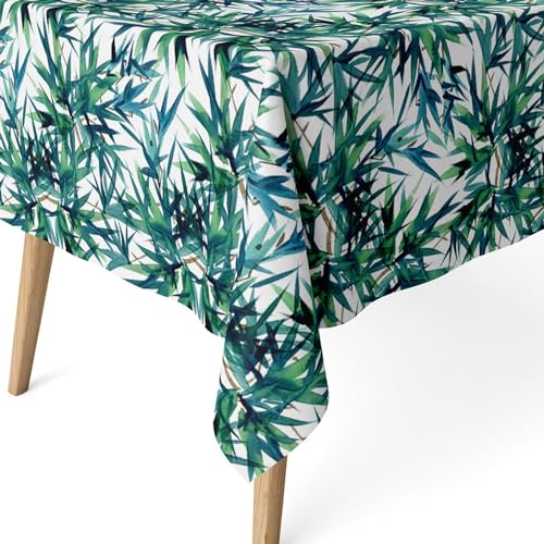 ECOMMERC3 Fleckabweisende Tischdecke für rechteckigen Tisch, Größe 140 x 140 cm, schmutzabweisende Tischdecke, extra weich und wasserdicht, Blau ECOMMERC3 Fleckabweisende Tischdecke für rechteckigen Tisch, Größe 140 x 140 cm, schmutzabweisende Tischdecke, extra weich und wasserdicht, Blau von ECOMMERC3