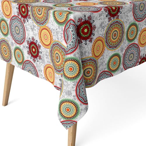 ECOMMERC3 Fleckabweisende Tischdecke für rechteckigen Tisch, Größe 140 x 140 cm, schmutzabweisende Tischdecke, extra weich und wasserdicht, Grün ECOMMERC3 Fleckabweisende Tischdecke für rechteckigen Tisch, Größe 140 x 140 cm, schmutzabweisende Tischdecke, extra weich und wasserdicht, Grün von ECOMMERC3