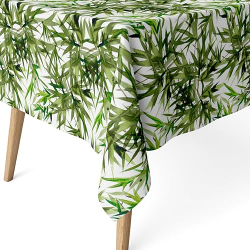 ECOMMERC3 Fleckabweisende Tischdecke für rechteckigen Tisch, Größe 140 x 140 cm, schmutzabweisende Tischdecke, extra weich und wasserdicht, Grün ECOMMERC3 Fleckabweisende Tischdecke für rechteckigen Tisch, Größe 140 x 140 cm, schmutzabweisende Tischdecke, extra weich und wasserdicht, Grün von ECOMMERC3