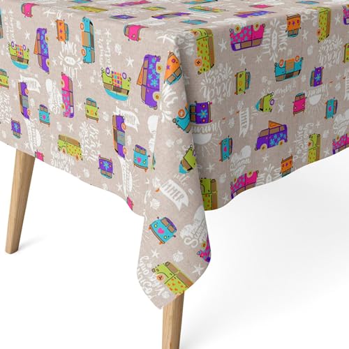 ECOMMERC3 Fleckabweisende Tischdecke für rechteckigen Tisch, Größe 200 x 140 cm, schmutzabweisende Tischdecke, extra weich und wasserdicht, Einheitsgröße, Einfarbig ECOMMERC3 Fleckabweisende Tischdecke für rechteckigen Tisch, Größe 200 x 140 cm, schmutzabweisende Tischdecke, extra weich und wasserdicht, Einheitsgröße, Einfarbig von ECOMMERC3