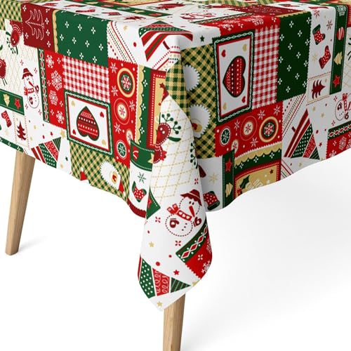 ECOMMERC3 Fleckabweisende Tischdecke für rechteckigen Tisch, Größe 250 x 140 cm, schmutzabweisende Tischdecke, extra weich und wasserdicht, Einheitsgröße, Einfarbig von ECOMMERC3
