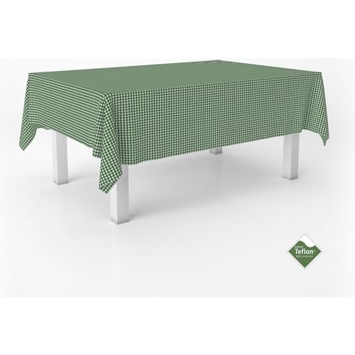 ECOMMERC3 Fleckabweisende Tischdecke für rechteckigen Tisch, Größe 250x140 cm | Schmutzabweisende Tischdecke, extra weich und wasserdicht, Flaschengrün ECOMMERC3 Fleckabweisende Tischdecke für rechteckigen Tisch, Größe 250x140 cm | Schmutzabweisende Tischdecke, extra weich und wasserdicht, Flaschengrün von ECOMMERC3