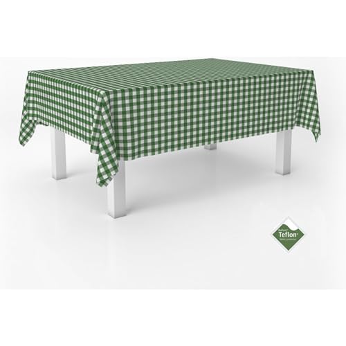 ECOMMERC3 Fleckabweisende Tischdecke für rechteckigen Tisch, Größe 250x140 cm | Schmutzabweisende Tischdecke, extra weich und wasserdicht, Flaschengrün ECOMMERC3 Fleckabweisende Tischdecke für rechteckigen Tisch, Größe 250x140 cm | Schmutzabweisende Tischdecke, extra weich und wasserdicht, Flaschengrün von ECOMMERC3