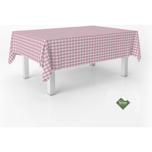ECOMMERC3 Fleckabweisende Tischdecke für rechteckigen Tisch, Größe 250x140 cm | Schmutzabweisende Tischdecke, extra weich und wasserdicht, Rosa ECOMMERC3 Fleckabweisende Tischdecke für rechteckigen Tisch, Größe 250x140 cm | Schmutzabweisende Tischdecke, extra weich und wasserdicht, Rosa von ECOMMERC3