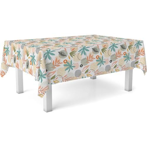 ECOMMERC3 Fleckabweisende Tischdecke für rechteckigen Tisch, Größe 250x140 cm | Schmutzabweisende Tischdecke, extra weich und wasserdicht, Sella ORANGE ECOMMERC3 Fleckabweisende Tischdecke für rechteckigen Tisch, Größe 250x140 cm | Schmutzabweisende Tischdecke, extra weich und wasserdicht, Sella ORANGE von ECOMMERC3