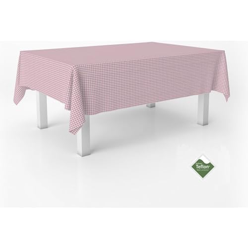 ECOMMERC3 Fleckabweisende Tischdecke für rechteckigen Tisch, Größe 260x140 cm | Schmutzabweisende Tischdecke, extra weich und wasserdicht, Rosa ECOMMERC3 Fleckabweisende Tischdecke für rechteckigen Tisch, Größe 260x140 cm | Schmutzabweisende Tischdecke, extra weich und wasserdicht, Rosa von ECOMMERC3