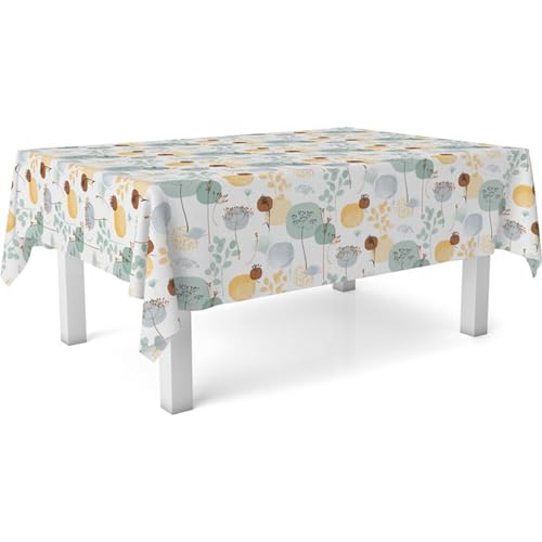 ECOMMERC3 Fleckabweisende Tischdecke für rechteckigen Tisch, Größe 260x140 cm | Schmutzabweisende Tischdecke, extra weich und wasserdicht, SERPIS TÜRKIS ECOMMERC3 Fleckabweisende Tischdecke für rechteckigen Tisch, Größe 260x140 cm | Schmutzabweisende Tischdecke, extra weich und wasserdicht, SERPIS TÜRKIS von ECOMMERC3