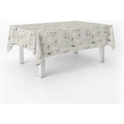 ECOMMERC3 Fleckabweisende Tischdecke für rechteckigen Tisch, Größe 300x140 cm | Schmutzabweisende Tischdecke, extra weich und wasserdicht, NARCEA ROT von ECOMMERC3