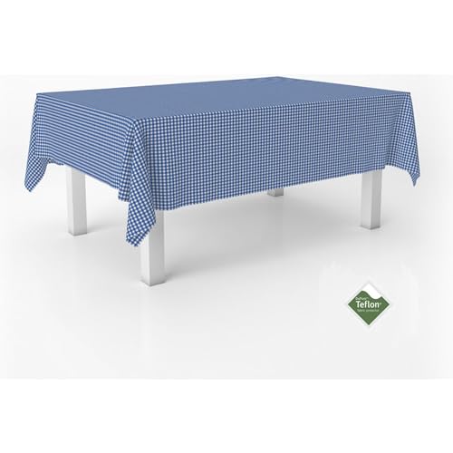 ECOMMERC3 Vichy Tischdecke, schmutzabweisend, rechteckig, Größe 250 x 140 cm, Vichy-Tischdecke, extra weich und wasserdicht, Königsblau, Royal ECOMMERC3 Vichy Tischdecke, schmutzabweisend, rechteckig, Größe 250 x 140 cm, Vichy-Tischdecke, extra weich und wasserdicht, Königsblau, Royal von ECOMMERC3