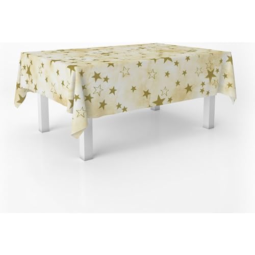 ECOMMERC3 Wachstuch, rechteckig, Größe 200 x 140 cm, Stil, Haltbarkeit und einfache Reinigung für Ihren Tisch – Wachstuch-Tischdecke, schmutzabweisend und wasserdicht, Einfarbig von ECOMMERC3