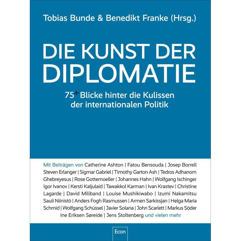 Die Kunst Der Diplomatie - Tobias Bunde, Benedikt Franke, Leinen von ECON