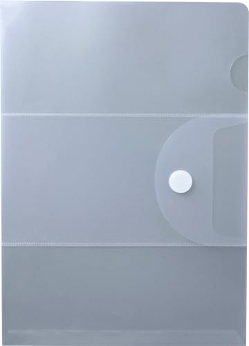 Auftragshülle Musterhülle Werkstattmappe A4 hoch /10 Stück/nachhaltig aus Post-Consumer-Recycling PP transparent natur, mit Tasche passend für einen Autoschlüssel von ECOfile