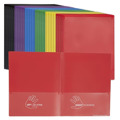ECR4Kids MessageStor 2-Pocket Eltern-Lehrer Klassenzimmer-Verbindungsmappe aus flexiblem Kunststoff mit Taschen, Briefgröße, 36-teiliges Set sortiert ECR4Kids MessageStor 2-Pocket Eltern-Lehrer Klassenzimmer-Verbindungsmappe aus flexiblem Kunststoff mit Taschen, Briefgröße, 36-teiliges Set sortiert von ECR4KIDS