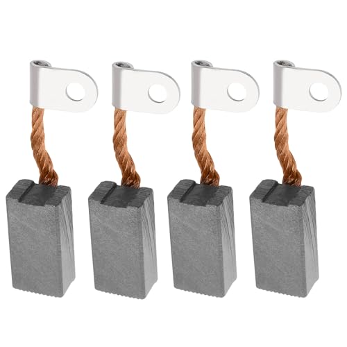 ECSiNG 4 x Motor-Kohlebürsten mit Kupferblechen, Größe 9 x 13 x 25,5 mm, Ersatz-Kohlebürsten-Zubehör, kompatibel mit Bosch von ECSiNG