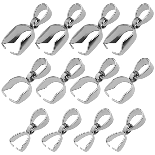 ECSiNG 60 Stück Anhänger Verschluss Pinch Anhänger Bail Connector Pinch Verschluss Verschluss 304 Edelstahl für Halskette DIY Schmuck Handwerk Herstellung handgefertigte Perlenbeschläge Zubehör ECSiNG 60 Stück Anhänger Verschluss Pinch Anhänger Bail Connector Pinch Verschluss Verschluss 304 Edelstahl für Halskette DIY Schmuck Handwerk Herstellung handgefertigte Perlenbeschläge Zubehör von ECSiNG