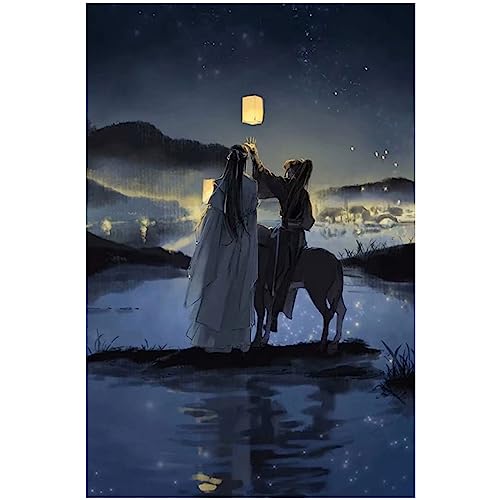ECUCU 5D Diamond Painting Set, Cartoon Anime Mo Dao Zu Shi Charaktere Diamond Art, Diamant Malerei für Erwachsene, Freizeit- und Unterhaltungshandwerk, Wanddekoration Kunstwerk für Anfänger. ECUCU 5D Diamond Painting Set, Cartoon Anime Mo Dao Zu Shi Charaktere Diamond Art, Diamant Malerei für Erwachsene, Freizeit- und Unterhaltungshandwerk, Wanddekoration Kunstwerk für Anfänger. von ECUCU