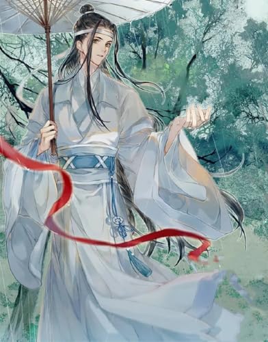 ECUCU Diamant Malerei Kits, Mo Dao Zu Shi Zeichentrickfiguren,L, 5D Diamond Painting nach Zahlen, Diamant Malerei Bilder Arts Craft Set mit Zubehör für Haus, Wand und Eingang Dekoration ECUCU Diamant Malerei Kits, Mo Dao Zu Shi Zeichentrickfiguren,L, 5D Diamond Painting nach Zahlen, Diamant Malerei Bilder Arts Craft Set mit Zubehör für Haus, Wand und Eingang Dekoration von ECUCU