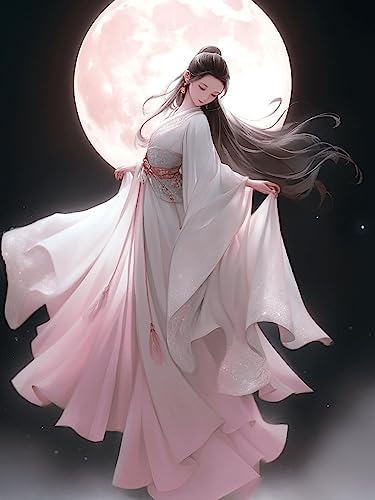 ECUCU Diamond Painting Bilder, Full Moon Classical Girl,C 5D Diamant Painting Bilder Diamant Malerei Set Full Drill Diamant Malerei Bilder Kreuzstich Stickerei Strass für Home Wall ECUCU Diamond Painting Bilder, Full Moon Classical Girl,C 5D Diamant Painting Bilder Diamant Malerei Set Full Drill Diamant Malerei Bilder Kreuzstich Stickerei Strass für Home Wall von ECUCU