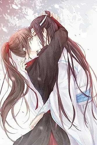 ECUCU Hand Volle Linie Vorgedruckte Stickerei Starter Kits Cartoon-Figuren Wei Wuxian und Lan Zhan vorgedrucktes Design-Kreuzstichset, 40 x 50 cm FüR Erwachsene Kinder AnfäNger ECUCU Hand Volle Linie Vorgedruckte Stickerei Starter Kits Cartoon-Figuren Wei Wuxian und Lan Zhan vorgedrucktes Design-Kreuzstichset, 40 x 50 cm FüR Erwachsene Kinder AnfäNger von ECUCU