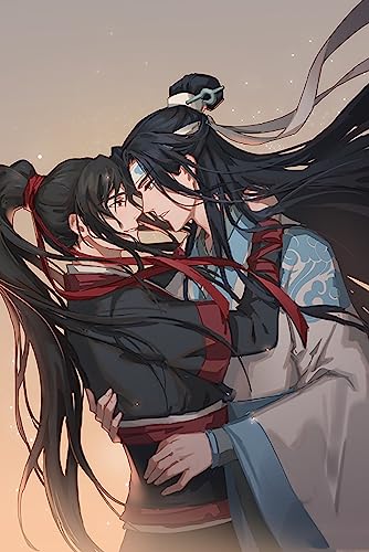 ECUCU Kreuzstich Set Vorgedruckt Cartoon-Figuren Wei Wuxian und Lan Zhan vorgedrucktes Design-Kreuzstichset, 40 x 50 cm FüR Erwachsene Kinder AnfäNger ECUCU Kreuzstich Set Vorgedruckt Cartoon-Figuren Wei Wuxian und Lan Zhan vorgedrucktes Design-Kreuzstichset, 40 x 50 cm FüR Erwachsene Kinder AnfäNger von ECUCU