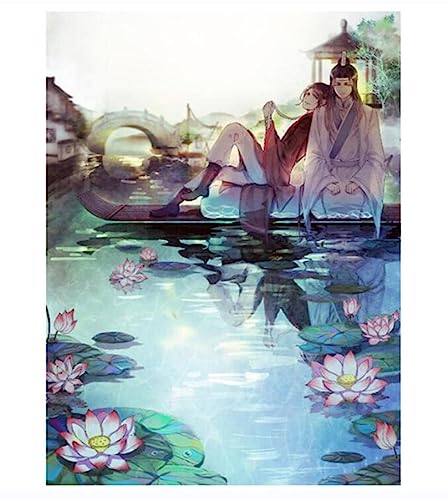ECUCU Kreuzstich Set Vorgedruckt Mo Dao Zu Shi Animation vorgedruckter Kreuzstich 11CT Stickerei, 40 x 50 cm FüR Erwachsene Kinder AnfäNger ECUCU Kreuzstich Set Vorgedruckt Mo Dao Zu Shi Animation vorgedruckter Kreuzstich 11CT Stickerei, 40 x 50 cm FüR Erwachsene Kinder AnfäNger von ECUCU