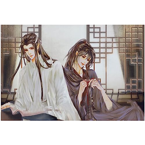 ECUCU Vorgedruckt Stickbild Stickvorlage Cross Stitch Cartoon Anime Stickerei Wei Wuxian und Lan Zhan vorgedrucktes Kreuzstichset, 30 * 40 cm für Anfänger Home Decor ECUCU Vorgedruckt Stickbild Stickvorlage Cross Stitch Cartoon Anime Stickerei Wei Wuxian und Lan Zhan vorgedrucktes Kreuzstichset, 30 * 40 cm für Anfänger Home Decor von ECUCU