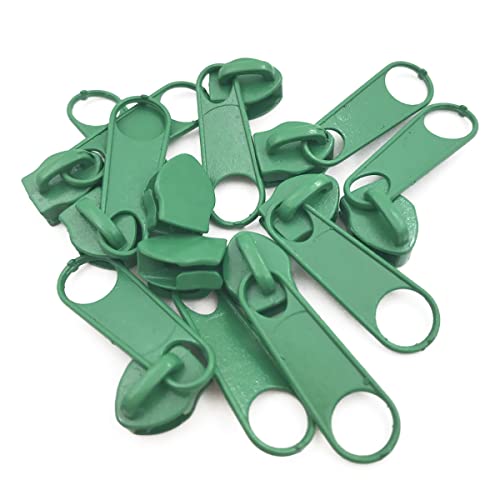 ECYC Ltd 50 Stück #5 Reißverschlussschieber für Nylon-Spulen-Reißverschluss-Reparatur, Metall-Reißverschlussschieber, Ersatzschieber, Reißverschluss-Kopf zum Nähen, Schneidern, Basteln, Kleidung ECYC Ltd 50 Stück #5 Reißverschlussschieber für Nylon-Spulen-Reißverschluss-Reparatur, Metall-Reißverschlussschieber, Ersatzschieber, Reißverschluss-Kopf zum Nähen, Schneidern, Basteln, Kleidung von ECYC Ltd