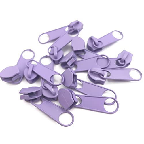 ECYC Ltd 50 Stück #5 Reißverschlussschieber für Nylon-Spulen-Reißverschluss-Reparatur, Metall-Reißverschlussschieber, Ersatzschieber, Reißverschluss-Kopf zum Nähen, Schneidern, Basteln, Kleidung ECYC Ltd 50 Stück #5 Reißverschlussschieber für Nylon-Spulen-Reißverschluss-Reparatur, Metall-Reißverschlussschieber, Ersatzschieber, Reißverschluss-Kopf zum Nähen, Schneidern, Basteln, Kleidung von ECYC Ltd