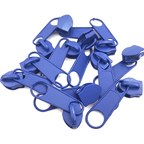 ECYC Ltd 50 Stück #5 Reißverschlussschieber für Nylon-Spulen-Reißverschluss-Reparatur, Metall-Reißverschlussschieber, Ersatzschieber, Reißverschluss-Kopf zum Nähen, Schneidern, Basteln, Kleidung ECYC Ltd 50 Stück #5 Reißverschlussschieber für Nylon-Spulen-Reißverschluss-Reparatur, Metall-Reißverschlussschieber, Ersatzschieber, Reißverschluss-Kopf zum Nähen, Schneidern, Basteln, Kleidung von ECYC Ltd