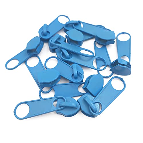 ECYC Ltd 50 Stück #5 Reißverschlussschieber für Nylon-Spulen-Reißverschluss-Reparatur, Metall-Reißverschlussschieber, Ersatzschieber, Reißverschluss-Kopf zum Nähen, Schneidern, Basteln, Kleidung ECYC Ltd 50 Stück #5 Reißverschlussschieber für Nylon-Spulen-Reißverschluss-Reparatur, Metall-Reißverschlussschieber, Ersatzschieber, Reißverschluss-Kopf zum Nähen, Schneidern, Basteln, Kleidung von ECYC Ltd