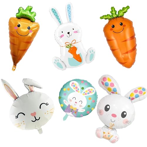 ED-Lumos 6Pcs Helium Luftballon Riesige Karotte Kaninchen Luftballons Wiederverwendbare für Erwachsene Kinder Geburtstag Party Dekoration Geschenk ED-Lumos 6Pcs Helium Luftballon Riesige Karotte Kaninchen Luftballons Wiederverwendbare für Erwachsene Kinder Geburtstag Party Dekoration Geschenk von ED-Lumos