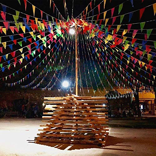 EDATOFLY 240M Wimpelkette Mehrfarbig Wimpel Girlande mit 450 Stück Dreieck Flaggen Nylon Stoff Bunting Banner für Party Dekoration, Geburtstag, Hochzeit, Indoor/Outdoor, Garten Dekoration EDATOFLY 240M Wimpelkette Mehrfarbig Wimpel Girlande mit 450 Stück Dreieck Flaggen Nylon Stoff Bunting Banner für Party Dekoration, Geburtstag, Hochzeit, Indoor/Outdoor, Garten Dekoration von EDATOFLY
