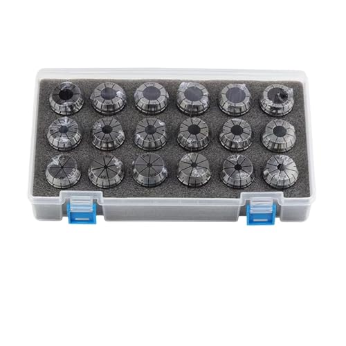 Drehmeißel Set, ER11 ER16 ER20 ER25 ER32 ER40 Set ER Federspannzange 0,015 mm 0,008 mm for CNC-Fräswerkzeughalter Graviermaschine Drehmaschine(AA(0.008),ER11-7PCS) von EDEDE