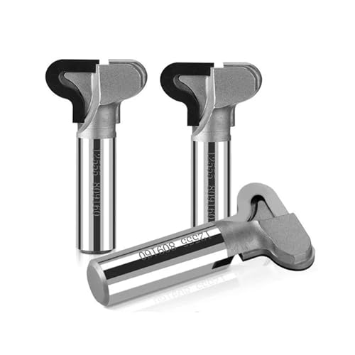 EDEDE Drehmeißel Set, 1 PCS Fräser Schrank Schrank Schublade Griff Panel Linie Modellierung Router Bit Schlitzen Arc Nagel CNC Werkzeug(12.7x15.9) von EDEDE