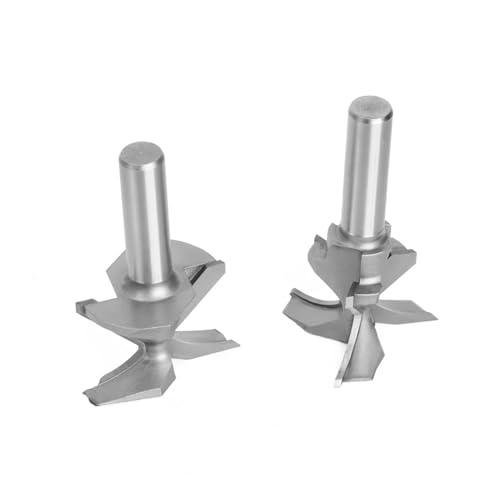 EDEDE Drehmeißel Set, 1PC 1/4 Griff 1/2 Griff Arc Integrierte Messer 2 Kanten, 3 Kanten Mit Nähten Holzbearbeitung Fräser Schneiden Werkzeug(12.7mm 3 Blades R30) von EDEDE