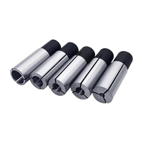 EDEDE Drehmeißel Set, 1PCS 1/2 12,7 1/4 6,35 CNC Adapter Spannzange Schaft CNC Router Werkzeug Adapter Halter Fräser Umwandlung Chuck 12,7mm 10mm(12.7-6) von EDEDE