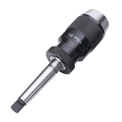 EDEDE Drehmeißel Set, B10 B12 B16 B18 B22 Selbstspannendes Bohrfutter MT1 MT2 MT3 MT4 C6 C8 C12 C16 C20 R8 Morsebohrfutter Drehmaschine 1-10 1-13 mm 1-16 mm(R8-B18 (1-16mm) 7-16) von EDEDE