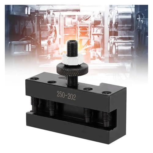 EDEDE Drehmeißel Set, CNC-Drehwerkzeughalter, Schnellwechsel-Drehwerkzeughalter, hochpräzise Werkzeugsäule aus Kohlenstoffstahl, 250–202 EDEDE Drehmeißel Set, CNC-Drehwerkzeughalter, Schnellwechsel-Drehwerkzeughalter, hochpräzise Werkzeugsäule aus Kohlenstoffstahl, 250–202 von EDEDE
