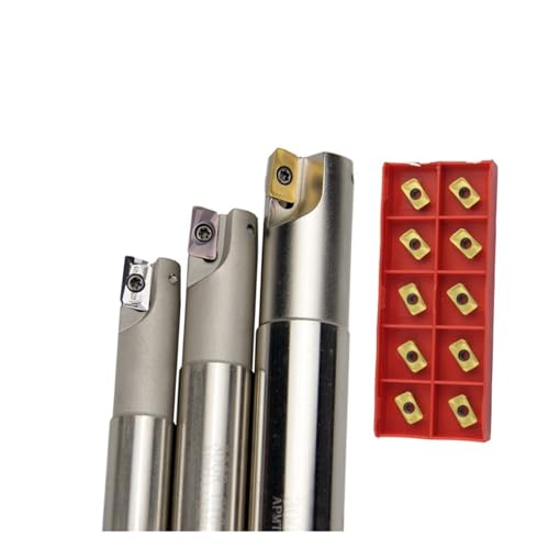 EDEDE Drehmeißel Set, Fräser Schruppen Rechtwinklig Fräsen CNC Langweilig Bar for APMT1135 Fräsen Klinge Bearbeitung Griff Fräsen Werkzeug Bar(300R C15-16-150-2T,H2 KT1505) von EDEDE
