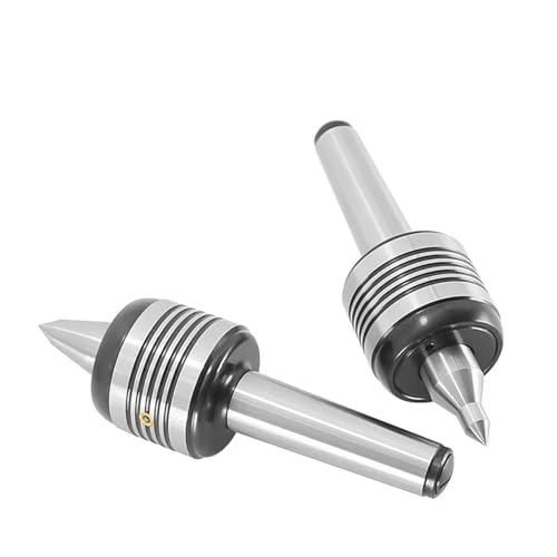 EDEDE Drehmeißel Set, MT2 MT3 MT4 MT5 Morse Kegel CNC Drehmaschine Dreh Zentrum Doppel Kegel Kopf Live Zentrum for Morse Drehen Double Top Zentrum 1PCS(MT3 -H002) von EDEDE