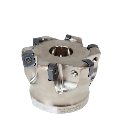EDEDE Drehmeißel Set, TEBL06 TEBL09 Hi-Feed-Fräser 50 63 80 100 mm Fräskopf ist for den Fräsergriff von BLMP06 BLMP09 Einsätzen geeignet(TEBL09-40-16-5T) von EDEDE