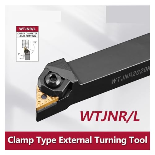 EDEDE Drehmeißel Set, WTJNR1616 WTJNR2020 WTJNR2525 WTJNR3232 Externe Drehen Werkzeug WTJNR WTJNL Drehmaschine Bar Drehen Halter CNC Schneiden Werkzeug Cutter Bar(WTJNL3232P16) von EDEDE