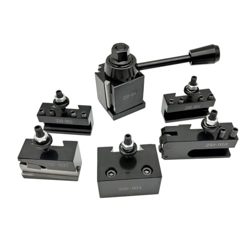 EDEDE Drehmeißel Set, Wedge GIB 250-000/250-001/250-002/250-004/250-007/250-010 Wedge GIB Typ Schnellwechsel-Werkzeughalter for Drehwerkzeuge(250-002) von EDEDE