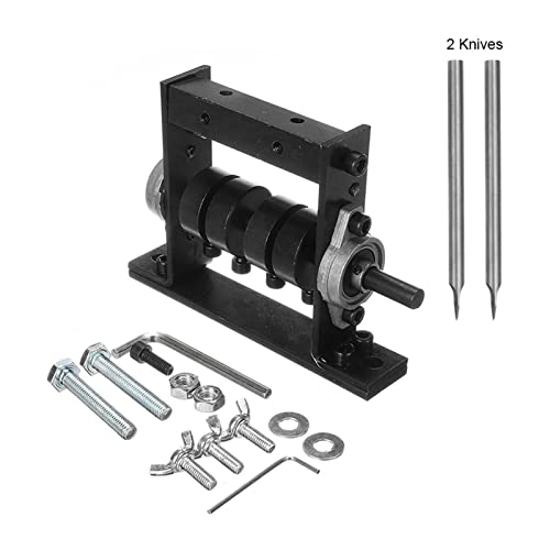EDEDE Elektrischer Spulenwickler Elektrische Kabel-Abisoliermaschine Manuelle tragbare Abisoliermaschine Schrottkabel-Schälwerkzeuge Kann Handbohrmaschine 1-30 mm Bohren anschließen(2 pcs Knife) von EDEDE