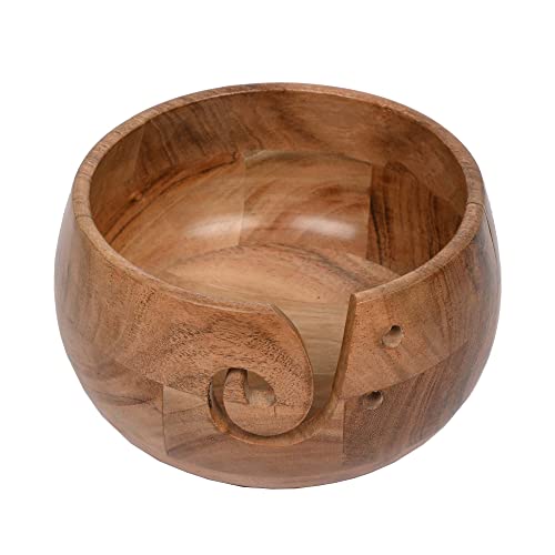 EDHAS Schalenhalter aus Akazienholz, handgefertigt, mit Löchern, 17,78 x 17,78 x 10,16 cm EDHAS Schalenhalter aus Akazienholz, handgefertigt, mit Löchern, 17,78 x 17,78 x 10,16 cm von EDHAS