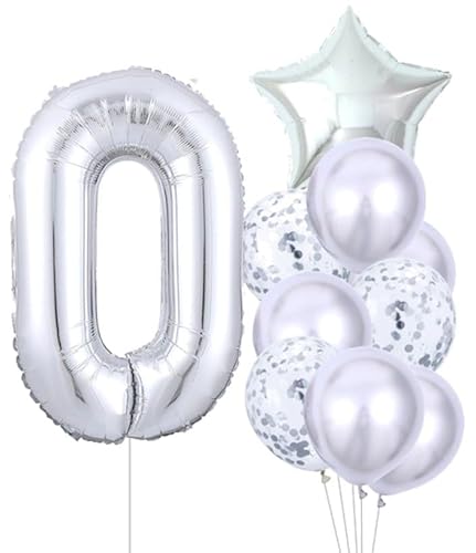 EDIBAZZAR Geburtstagsballon-Set - Elektrisierende Konfetti-Magie - Latex & Folie - Riesige Zahlen & Leuchtende Sterne EDIBAZZAR Geburtstagsballon-Set - Elektrisierende Konfetti-Magie - Latex & Folie - Riesige Zahlen & Leuchtende Sterne von EDIBAZZAR