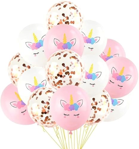 EDIBAZZAR Luftballons - Vielseitige Dekoration - Weiß & Rosa - Helium geeignet - Elegante Partyakzente - Konfetti-Effekt - 30 cm Durchmesser EDIBAZZAR Luftballons - Vielseitige Dekoration - Weiß & Rosa - Helium geeignet - Elegante Partyakzente - Konfetti-Effekt - 30 cm Durchmesser von EDIBAZZAR