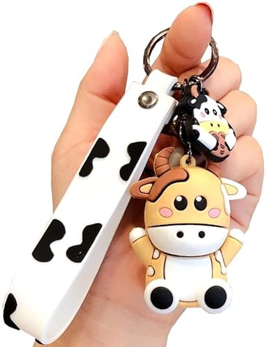 EDIBAZZAR Schlüsselhalter - Kuh Geschenk - Praktischer Stil - Edle Hardware - Langlebige Qualität - Ergänzung für Schlüssel - Kuhdesign EDIBAZZAR Schlüsselhalter - Kuh Geschenk - Praktischer Stil - Edle Hardware - Langlebige Qualität - Ergänzung für Schlüssel - Kuhdesign von EDIBAZZAR